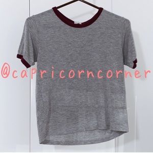 ‼️SOLD‼️// JGALT-BRANDY MELVILLE RINGER TOP